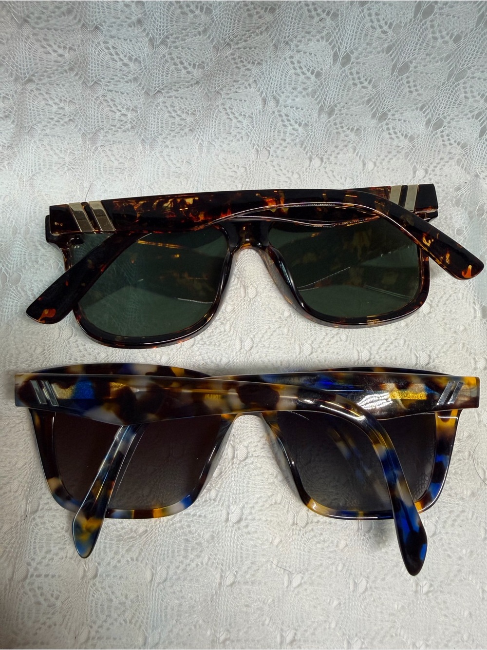 Blenders Tortoiseshell Square Sunglasses - Brown Pattern Frame 2 pairs - Picture 4 of 11